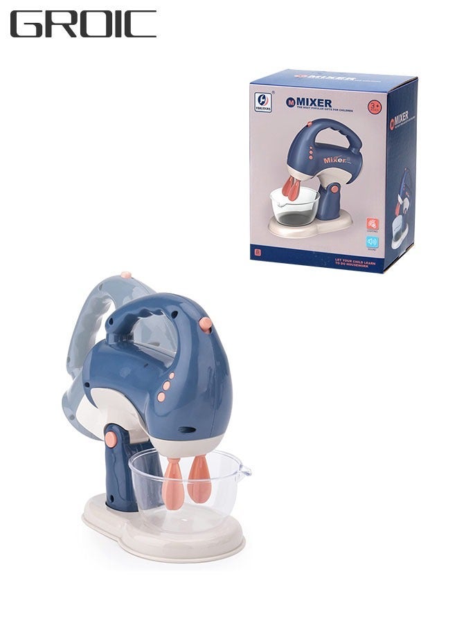 جرويك لعبة الخلاط، مجموعة ألعاب التظاهر، مطبخ بيت الدمية، تعليمية لمحاكاة الطبخ - Image 1