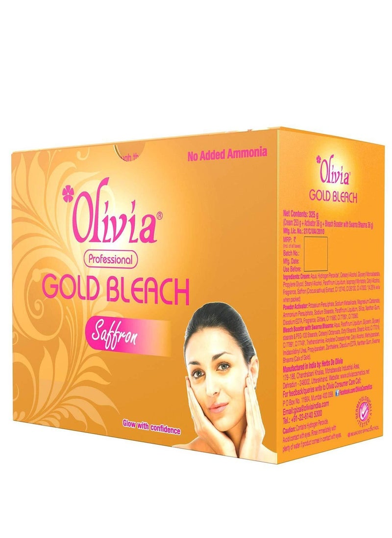 Olivia - Gold Bleach with Saffron Glow With Confidence No Added Ammonia Good For 36 Uses - 325 g - Image 1