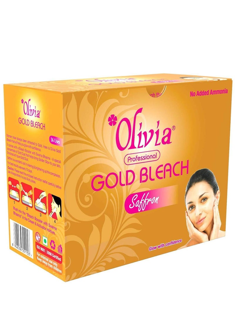 Olivia - Gold Bleach with Saffron Glow With Confidence No Added Ammonia Good For 36 Uses - 325 g - Image 1