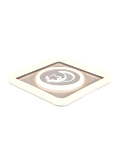 Vmax 72W White Square Star And Moon Design Ceiling Lamp Light With 4 Different Style Colour Changing Warm Natural Cool White With Night Mode For Bedroom Livingroom Hallway Kids Study Office Lounge Dining  - Image 2