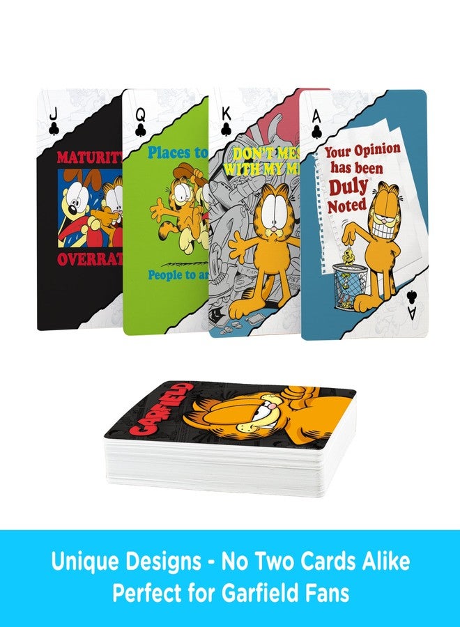 Aquarius Garfield Playing Cards - Garfield Themed Deck of Cards for Your Favorite Card Games - Officially Licensed Garfield Merchandise & Collectibles - Image 3