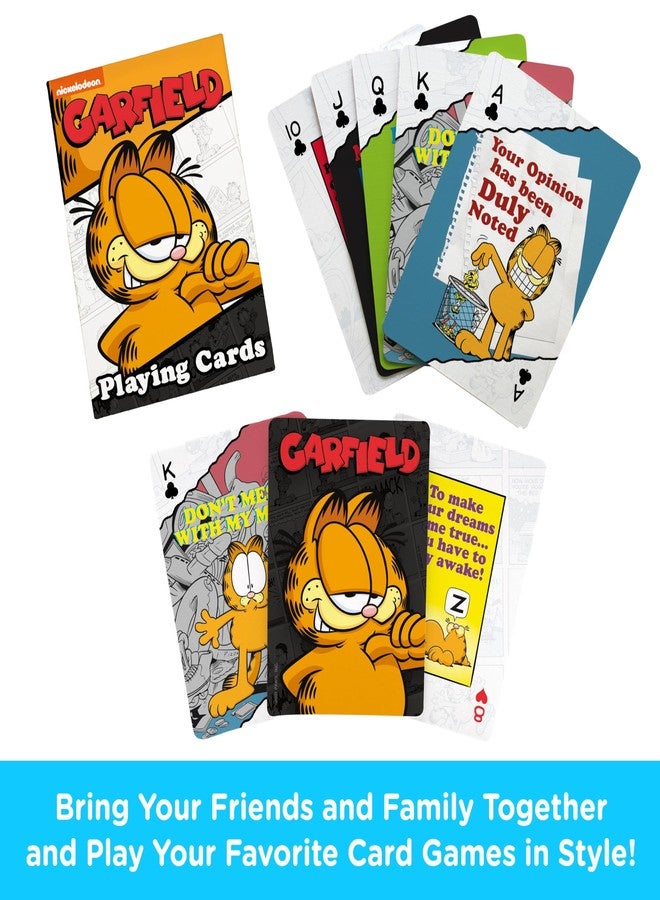 Aquarius Garfield Playing Cards - Garfield Themed Deck of Cards for Your Favorite Card Games - Officially Licensed Garfield Merchandise & Collectibles - Image 2