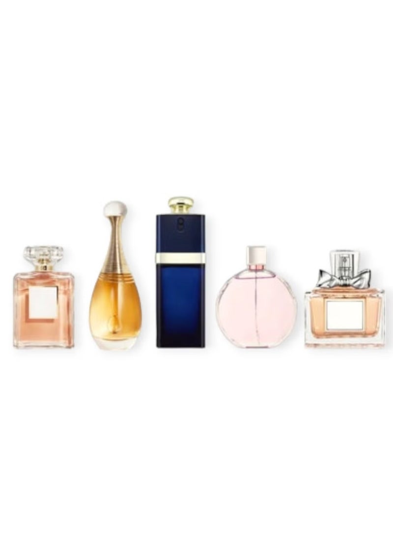 Classic Premium Mini Perfume Set for Women 25 ml (5 Pieces)