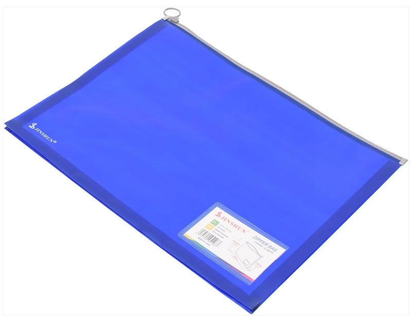 Multi-Purpose Plastic Zipper Envelope With 1 Zipper, 270 * 350 * 30Mm FC - NO:8811 Color may vary - Image 2