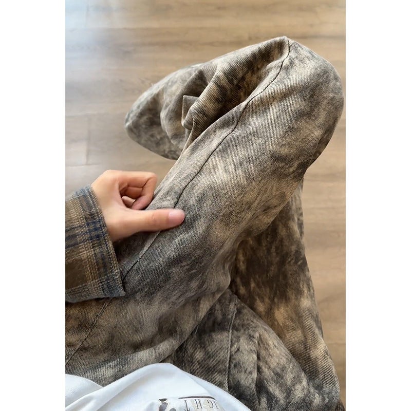 Unisex Classic Denim Jeans Loose Fit Daily Outdoor Wear - Image 1