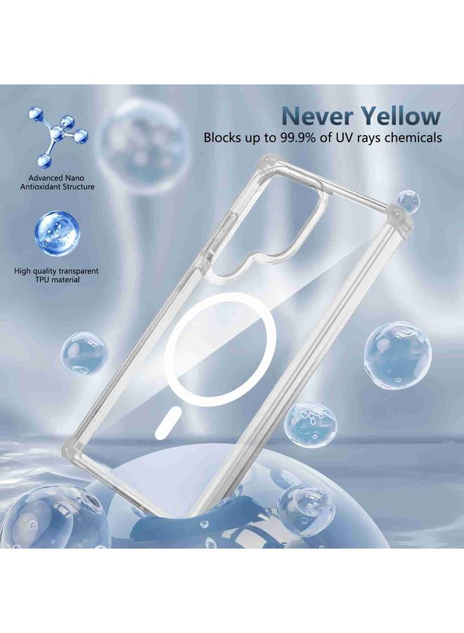 S-TOP Case For Samsung Galaxy Note20 Ultra Transparent MagSafe Magnetic Phone Case - Image 2