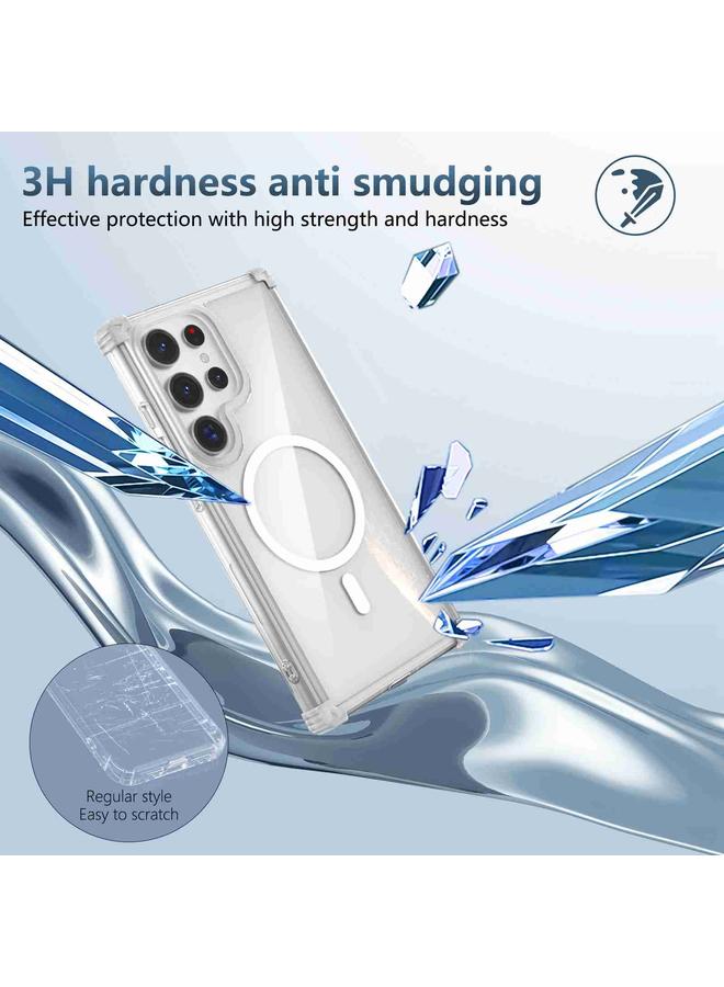 S-TOP Case For Samsung Galaxy Note20 Ultra Transparent MagSafe Magnetic Phone Case - Image 3