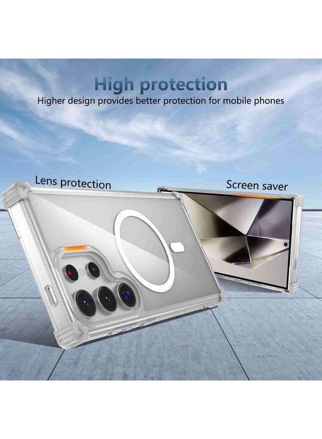 S-TOP Case For Samsung Galaxy Note20 Ultra Transparent MagSafe Magnetic Phone Case - Image 5