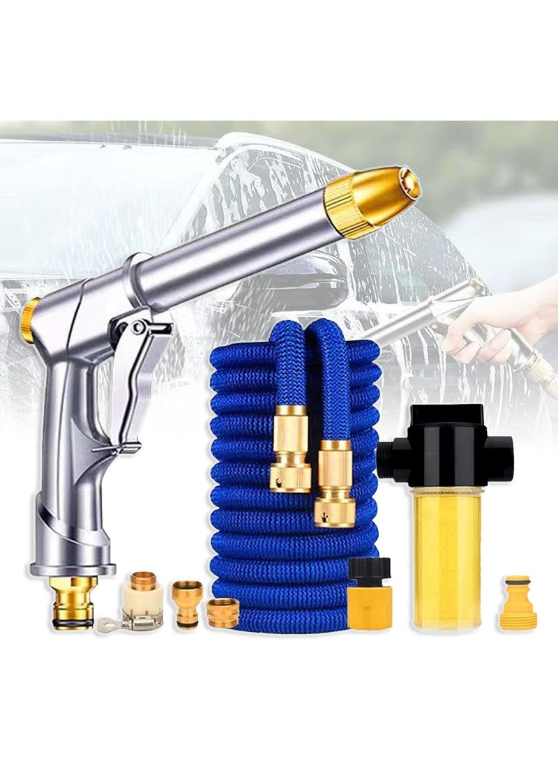 Magic Water Hose Extendable 15m – Adjustable High Pressure Sprinkler, Lightweight and Foldable, Ideal for Garden Watering and Car Washing  - Image 1