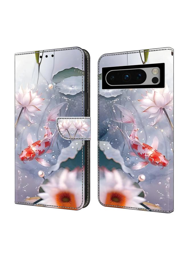 اس-توب جراب هاتف Google Pixel 6 Pro مصنوع من الجلد المطلي بالكريستال - Image 1