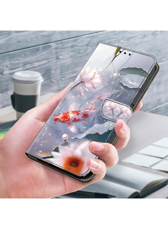 اس-توب جراب هاتف Google Pixel 6 Pro مصنوع من الجلد المطلي بالكريستال - Image 5