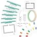 GiftAmaz Paper Circuits Kit for Kids STEM Electric Circuit Kit ChildFriendly Paper Circuit Board Led Light Diodes Copper Foil Tape Educational STEM Toys Science Experiments Kit for Kids 812 - Image 2
