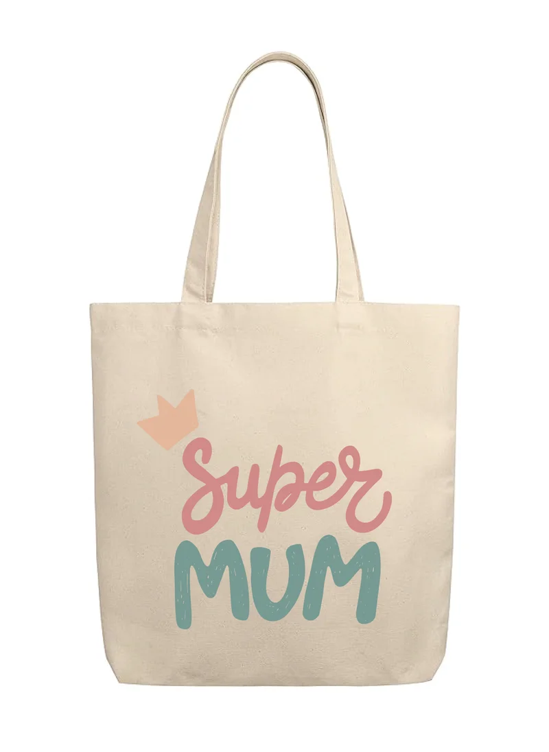 Share the Love Super Mum Tote Bag - Reusable Eco-Friendly Canvas Tote Bag