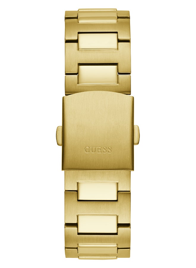 GUESS Mens Gold Tone Multi-function Watch - Image 3
