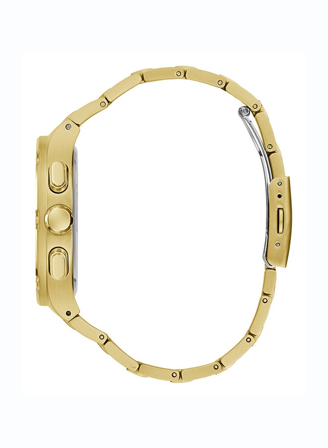 GUESS Mens Gold Tone Multi-function Watch - Image 2