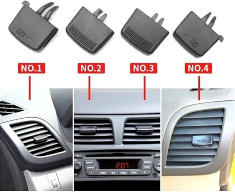 DEMULAX Car A/C Grille Tab Clip for Hyundai - Image 2