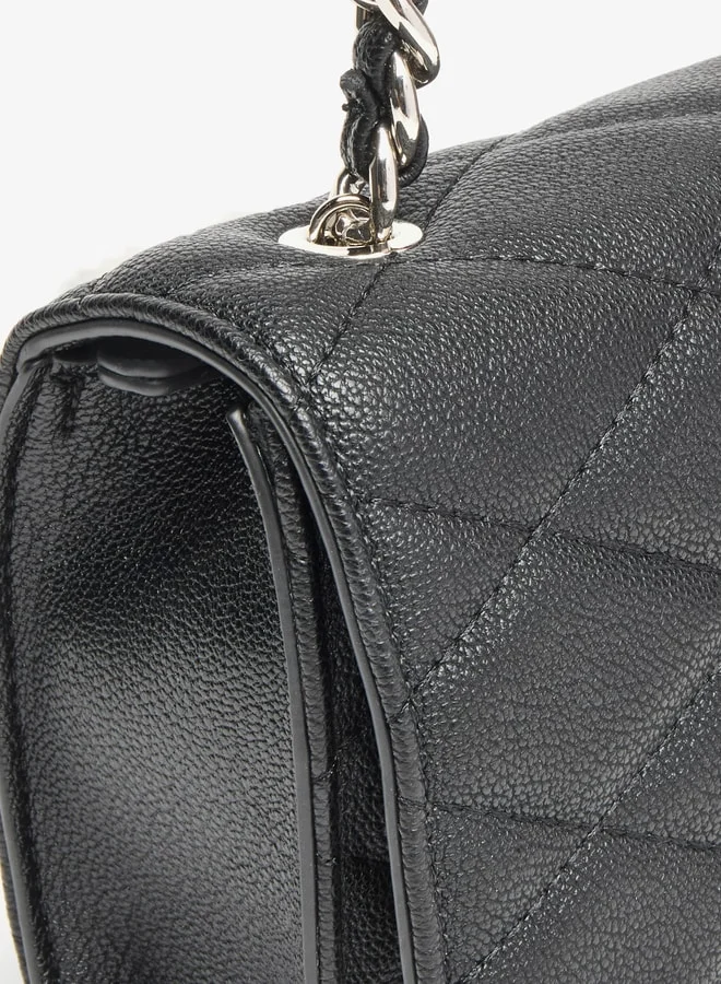 سيليست Quilted Crossbody Bag with Magnetic Closure