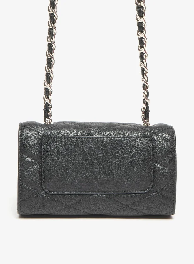 سيليست Quilted Crossbody Bag with Magnetic Closure