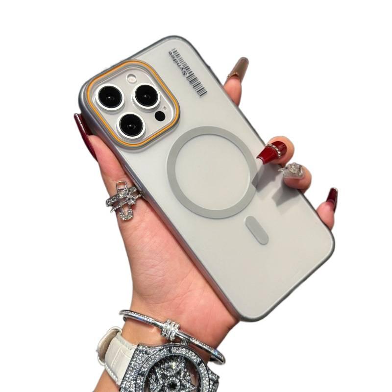 PC MagSafe Case for iPhone 14 / 14 Plus / 14 Pro / 14 Pro Max with Drop Protection and Strong Magnetic plus Shockproof plus Skin Feel plus Matte Finish in Titanium Grey - Layan Lure - Image 1