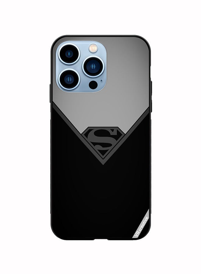 VR CREATIVE Protective Case Cover For Apple iPhone 14 Pro Max Simple Superman Design Multicolour - Image 1