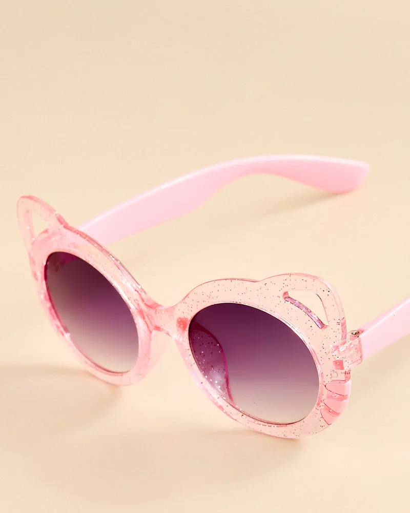 Redtag Girls Pink Cat Eye Sunglasses