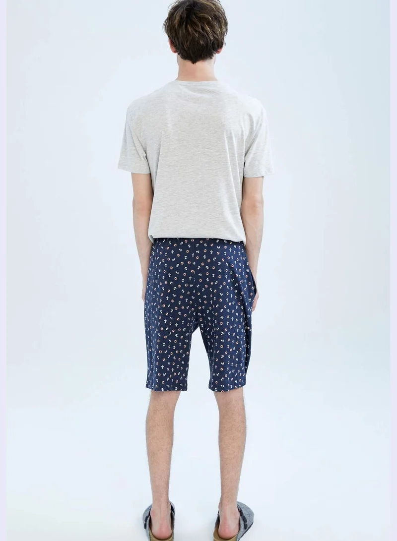 ديفاكتو Regular Fit Short Sleeve Polka Dot Print Pyjama Set