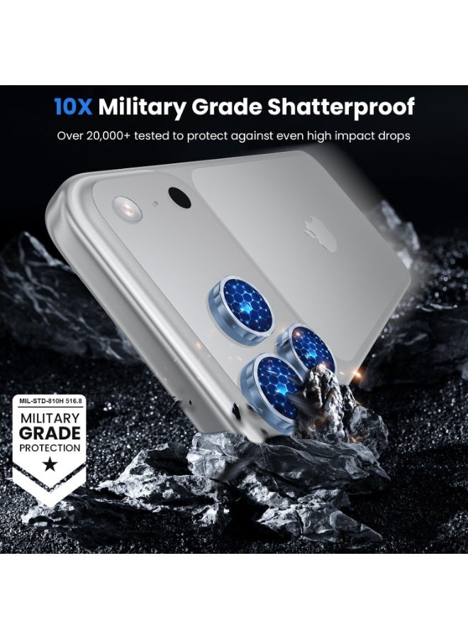 Camera Lens Protector for iPhone 17 Pro/iPhone 17 Pro Max , HD Tempered Metal Glass Camera Screen Protector Cover Film Accessories, blue - Image 5