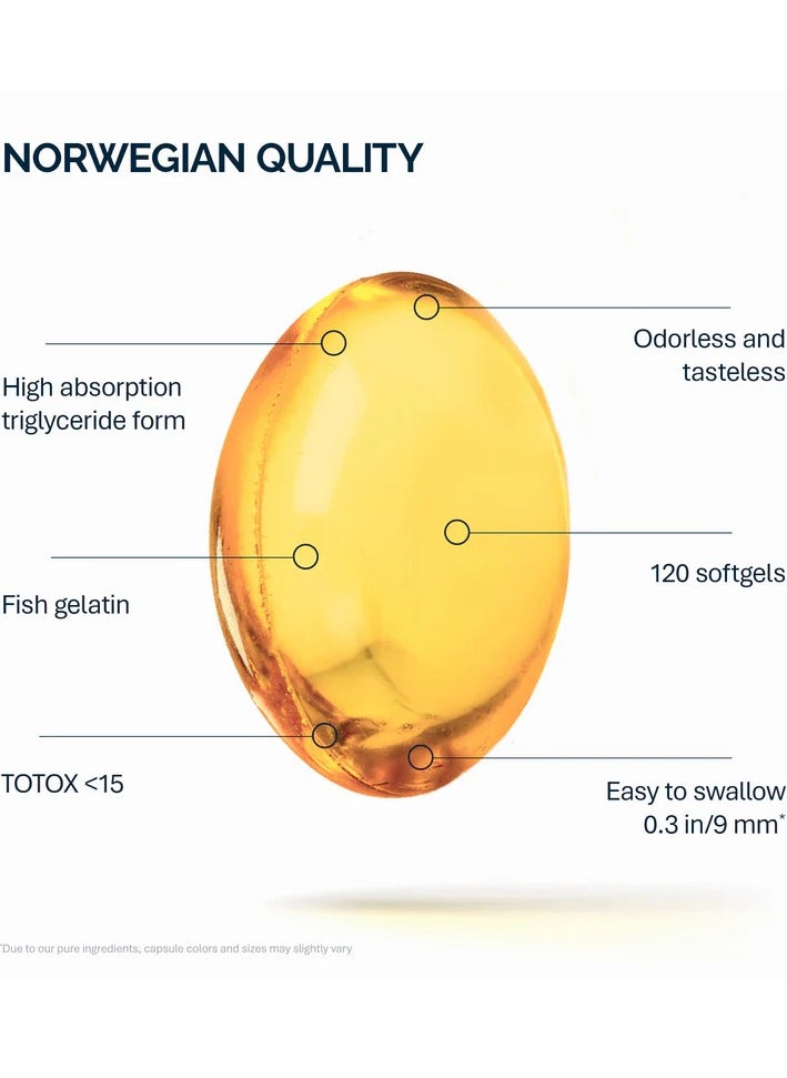 NFO NFO OMEGA 3 6 9 SALMON OIL [120 Capsules]  - Image 4