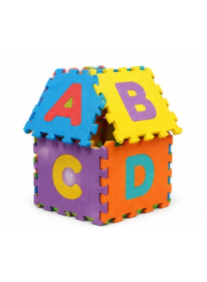 10-Piece EVA Foam Alphabet Puzzle Mat - Interlocking Educational Floor Play Mat for Kids - Image 3