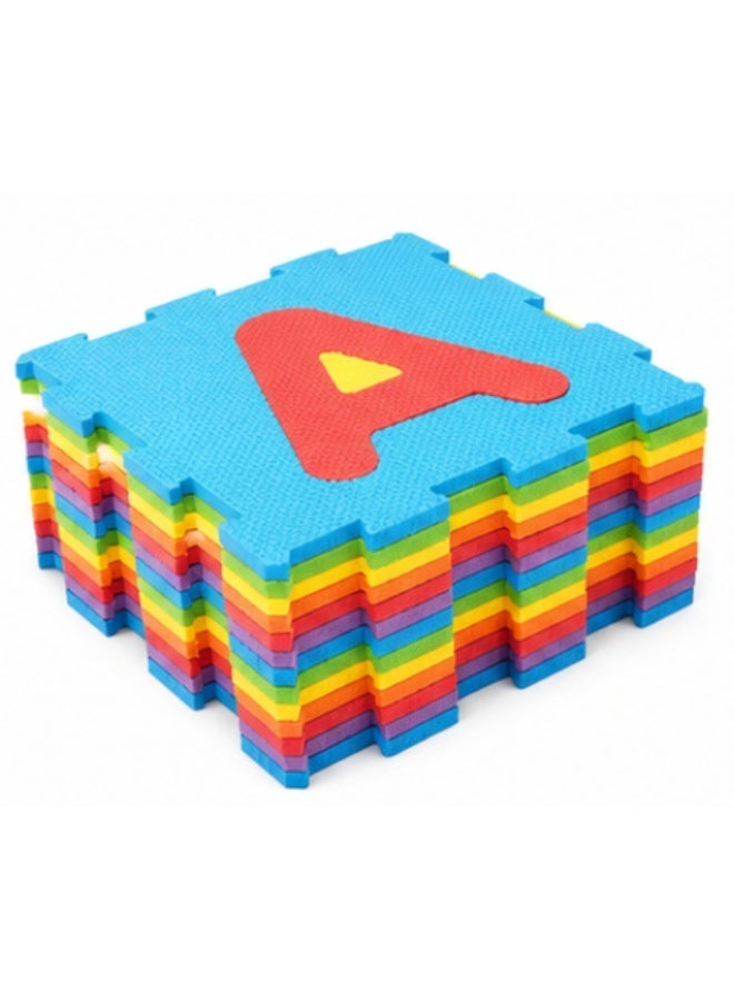 10-Piece EVA Foam Alphabet Puzzle Mat - Interlocking Educational Floor Play Mat for Kids - Image 1