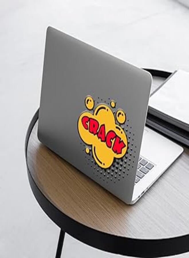 Generic Laptop skin size 15×15 on the outside and 8×7 on the inside, removable Laptop skin, Sticker multi-colored, transparent vinyl plastic sticker - 6221243360940
