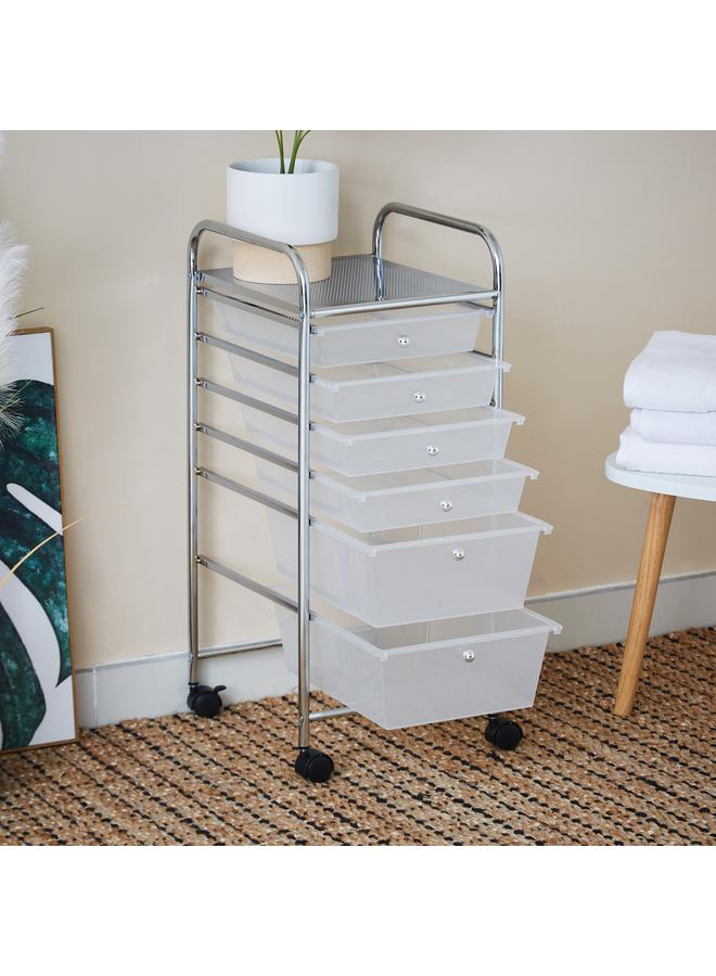 Home Box Aspen 6-Tier Trolley - 32.5x37x74.5 cm - Image 2