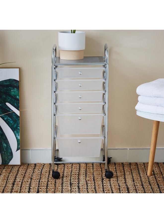 Home Box Aspen 6-Tier Trolley - 32.5x37x74.5 cm - Image 3