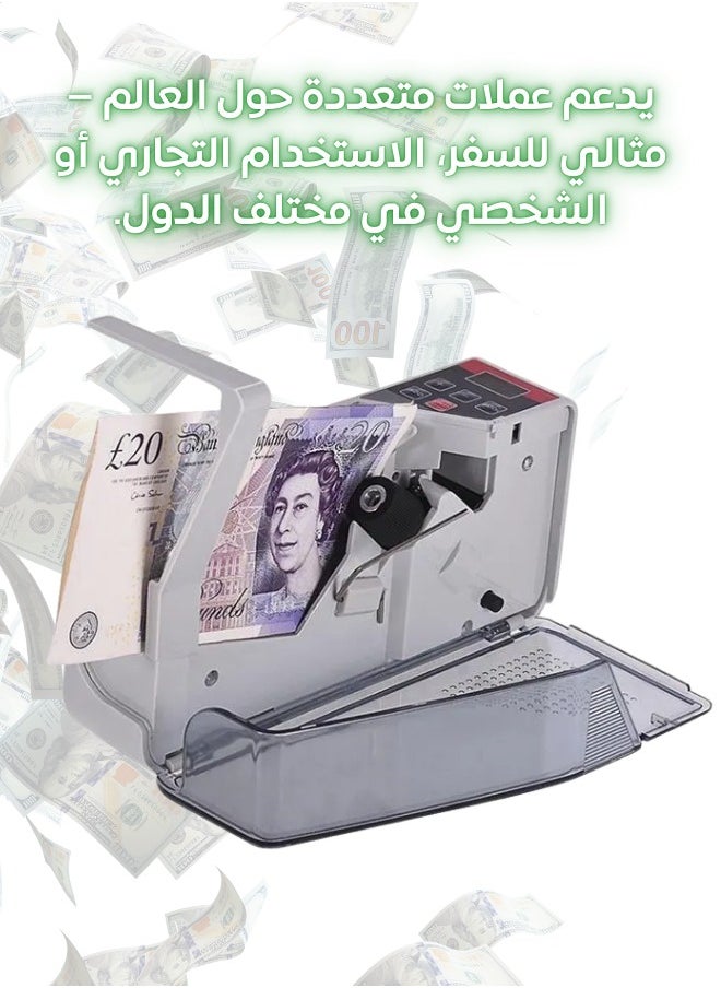 Generic Portable Mini Banknote Counter V40 - 600 Notes/Min with LED Display  - Image 3