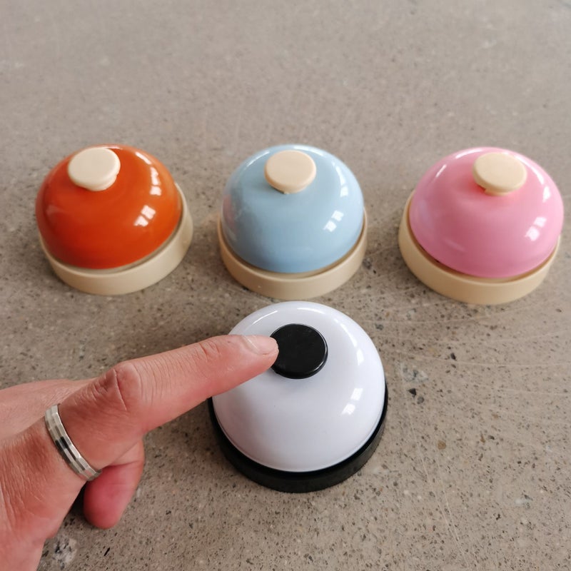 Classic Metal Call Bell For Restaurants Bars Single Service Bell Dining Table Summoning 1pc Color B - Image 3