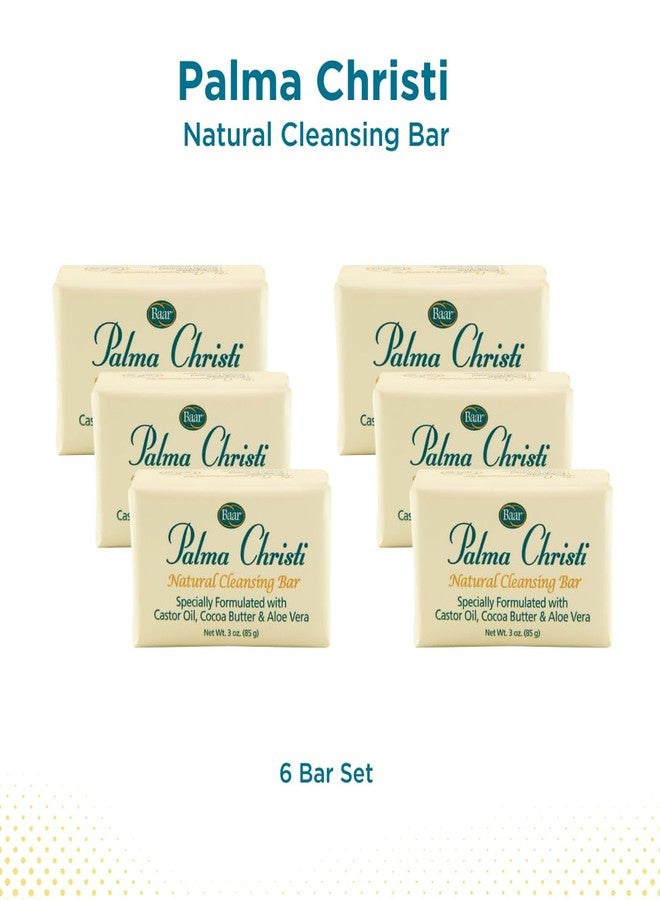 baar Palma Christi (Castor Oil) Natural Cleansing Bar Soap, 6 bar set - Image 2