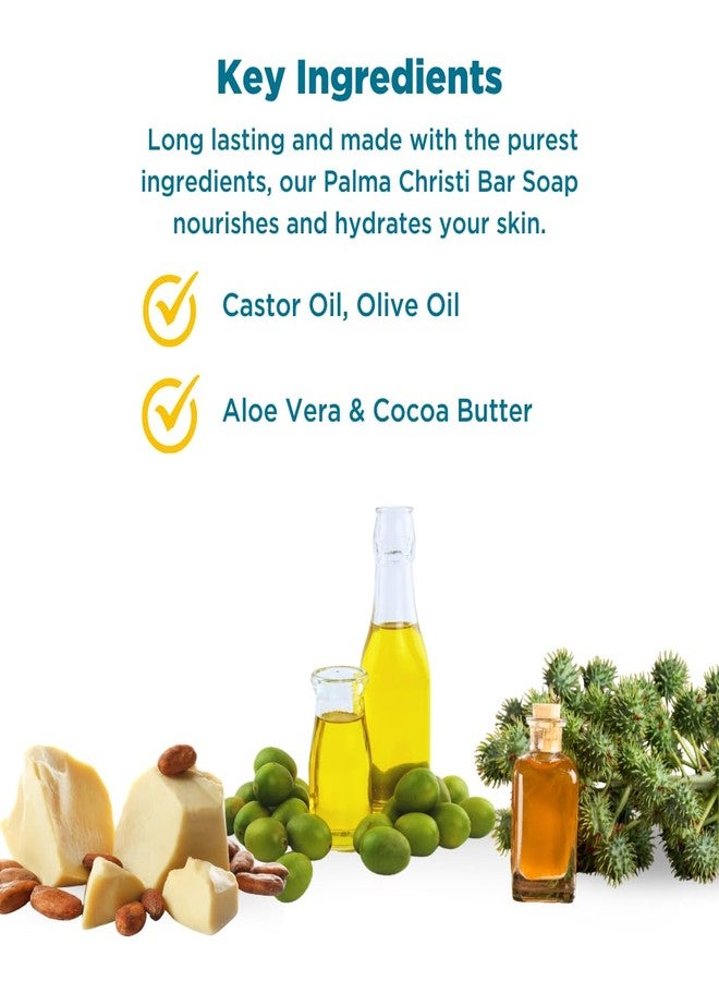 baar Palma Christi (Castor Oil) Natural Cleansing Bar Soap, 6 bar set - Image 4