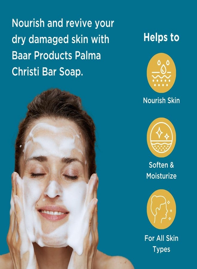 baar Palma Christi (Castor Oil) Natural Cleansing Bar Soap, 6 bar set - Image 5