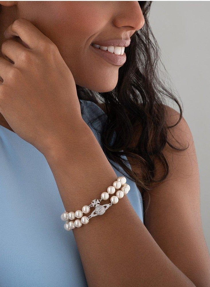 فيفيان ويستوود سوار زحل اللؤلؤ المزدوج من فيفيان ويستوود - Image 3