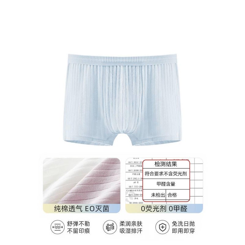 20 Pack Disposable Underwear Men Cotton Sterile Travel No Wash High Stretch Size 3XL for 75kg 85kg with Easy Storage - Image 1