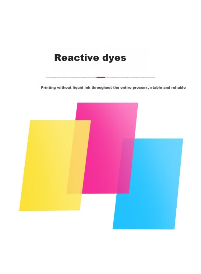 Huiwei Hueway Compatible With Fujifilm Psc2D Little Cute Print Ii Digital Photo Printer Second Generation Photo Paper Consumables Pack 6-Inch Ribbon + 80 Sheets Of Photo Paper - Image 2