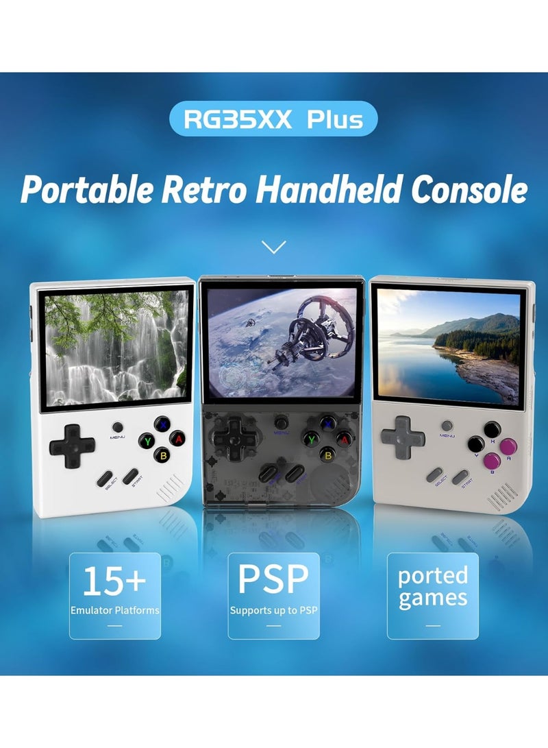 Anbernic RG35XX Handheld Gaming Device – 3.5” IPS Screen, 64GB TF Card, 5474 Built-in Classic Games, HDMI TV Output, Linux OS, Retro Portable Console – Black Edition - Image 3