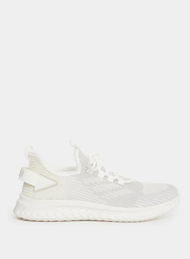 Take Two Take Two Textured Lace Up Sneakers