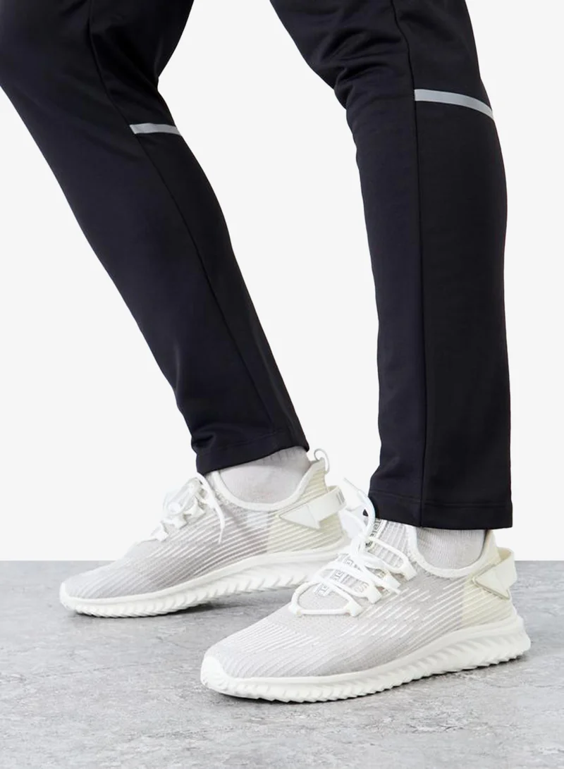 Take Two Textured Lace Up Sneakers
