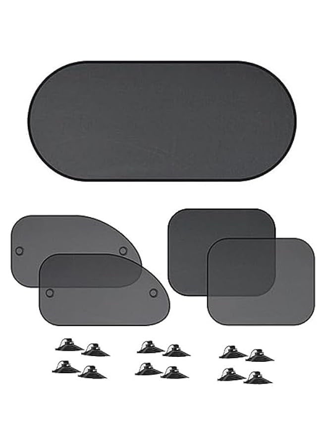 Car Side Window Sun Shade, Sun Shade Pet UV Rays/Sunlight Protection, Mesh Car Sunshades Accessories 5PCS Set for Kids, Baby, Children Shield Visor - Image 1