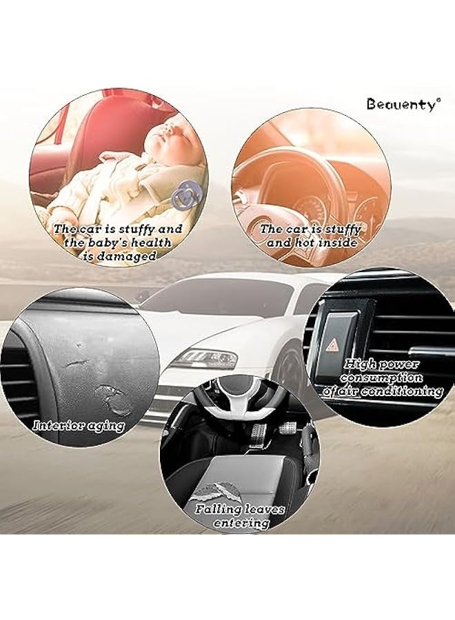 Car Side Window Sun Shade, Sun Shade Pet UV Rays/Sunlight Protection, Mesh Car Sunshades Accessories 5PCS Set for Kids, Baby, Children Shield Visor - Image 4