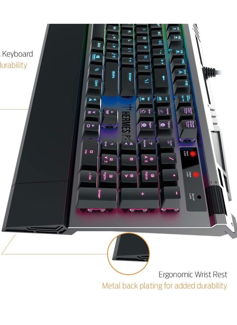 HERMES P2 RGB Mechanical Full Gaming Keyboard – Optical Switch – 2 Macro Keys - HERA Software