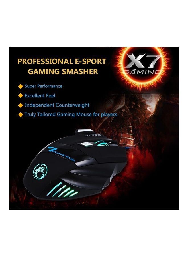 NIBEMINENT LED Optical USB Wired Gaming Mouse - Image 2