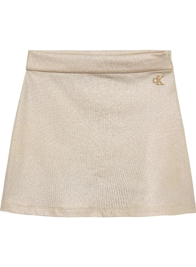 كالفن كلاين جينز Youth Logo Mini Aline Skirt