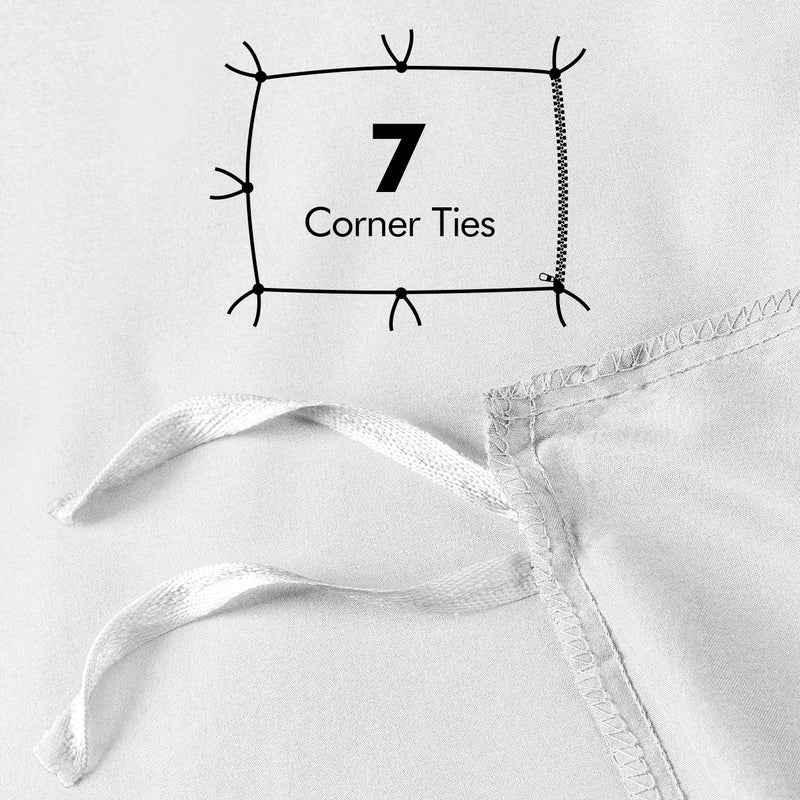 Utopia Bedding Duvet Cover Twin Size - 2 Piece with Zipper Closure - 1 Comforter Cover 68X90 Inches & 1 Pillow Sham 20X26 Inches (White) Comforter Not Included - Image 5